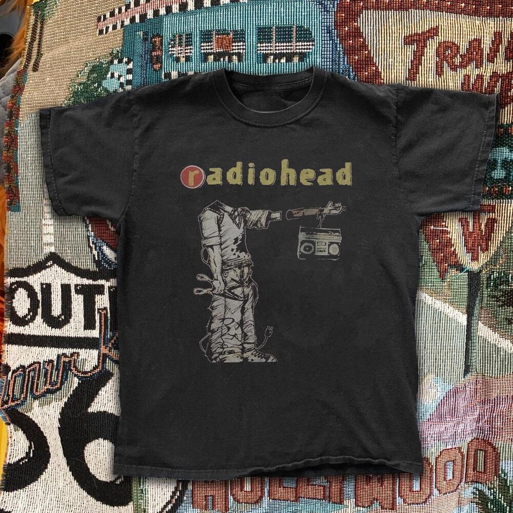 Black Radiohead Band Tee